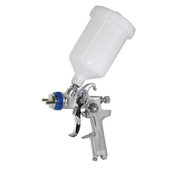 STAR SPRAY GUN & 600ML POT - GRAVITY FEED 1.4MM NOZZLE 